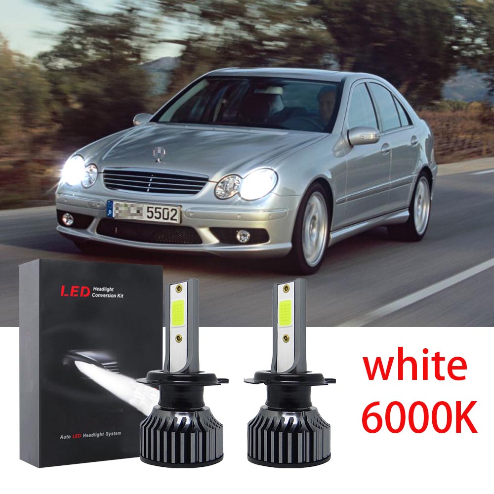 สําหรับ Mercedes-Benz W211 W203 W204 W124 W201 AMG W202 W212 W220 W205 (โคมไฟหัว) - ไฟหน้า LED ไฟหน้