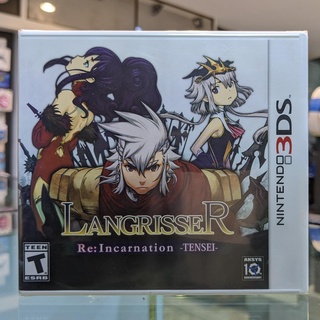 (ภาษาอังกฤษ) มือ1 3DS Langrisser Re:Incarnation Tensei แผ่นเกม Nintendo 3DS เกม3ds