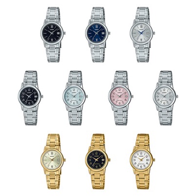 CASIO ผู้หญิง LTP-V002 (LTP-V002D-1B,LTP-V002D-1B3,LTP-V002D-2B,LTP-V002D-4B,LTP-V002D-7B,LTP-V002G)
