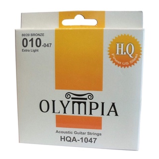 สายกีต้าร์โปร่ง OLYMPIA HQA สายกีตาร์ขนาดความยาวเท่า USA เบอร์10,11