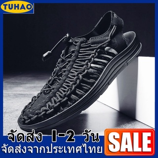 ?TUHAO?【?จัดส่งรวดเร็วราคาถูก】ชาย หญิง รองเท้าแตะรัดส้น รองเท้าใหญ่ ส่งรวดเร็ว,35-44