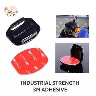 Arc Flat Plane 3M Glue Adhesive Fixed Base Mount Helmet Accessories set - โค้งมนเครื่องบิน 3M กาวกาวคงที่แท่นยึด