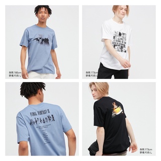 พร้อมส่ง เสื้อยืดแขนสั้น พิมพ์ลาย Uniqlo UT Final Fantasy สําหรับผู้ชาย 449086 แฟชั่น