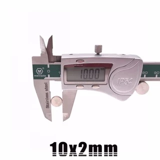 10ชิ้น แม่เหล็กแรงสูง 10x2มิล กลมแบน 10*2มิล Magnet Neodymium 10*2mm แม่เหล็กนีโอไดเมียม 10x2mm แม่เหล็กแรงดึงดูดสูง