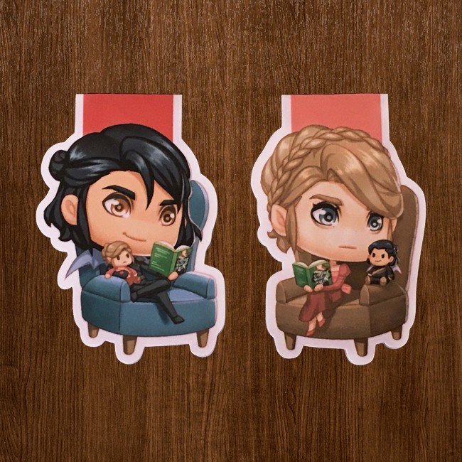ชุดอ่าน Cassian Nesta (ACOTAR) ที่คั่นหนังสือแม่เหล็ก ที่คั่นหนังสือแม่เหล็ก