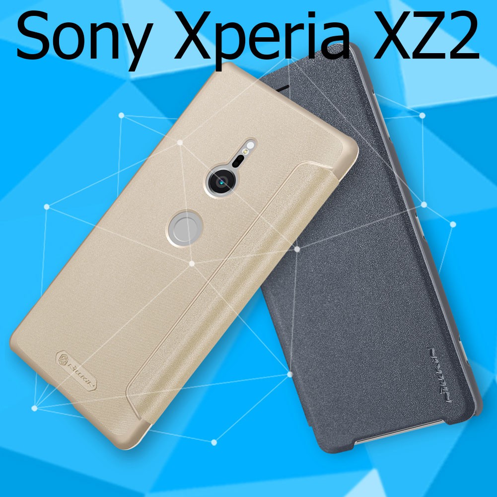 Nillkin เคสมือถือ  รุ่น Sparkle Leather Case (ของแท้100%) สำหรับ Sony Xperia XZ2