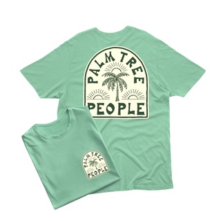 เสื้อยืดผ้าฝ้าย พิมพ์ลาย NOCOPYRIGHT.CO PALM TREE PEOPLE / Clothing 30S สําหรับผู้ชาย ผู้หญิงS-5XL