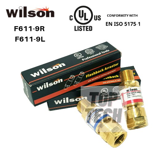 กันไฟย้อน/กันย้อนลม-แก๊ส ติดที่ด้าม Wilson Flashback Arrestors F-611R,F-611L