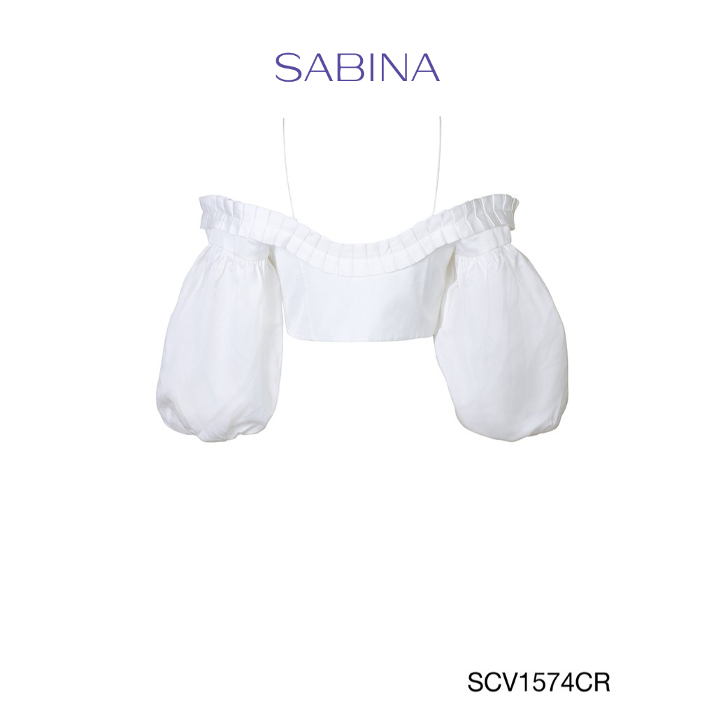 Sabina เสื้อทับ Collection Mad Moiselle รหัส SCV1574CR สีครีม