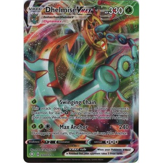 การ์ด Pokémon TCG Dhelmise VMAX SS Shining Fates 010/072 Full Art