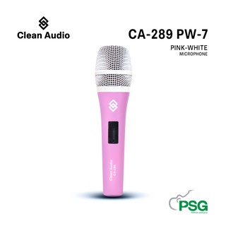 CLEAN AUDIO : CA-289-PW-7 Dynamic Microphone PINK-WHITE