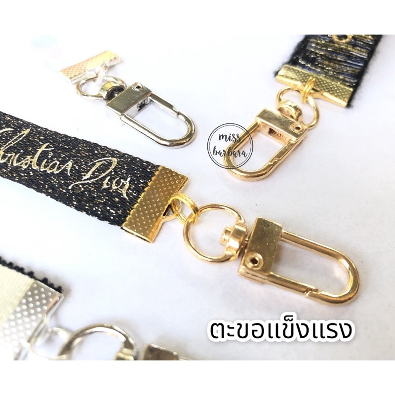 สายคล้องคอห้อยบัตร หรือสายคล้องมือถือ จากริบบิ้นแบรนด์เนมของแท้ (อ่านรายละเอียดก่อนสั่งซื้อ) - รูปที่ 4