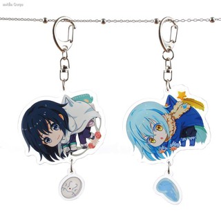 Anime That Time I Got Reincarnated as a Slime keychain Rimuru Tempest Shizue Izawa cute fun cartoon acrylic key ring je