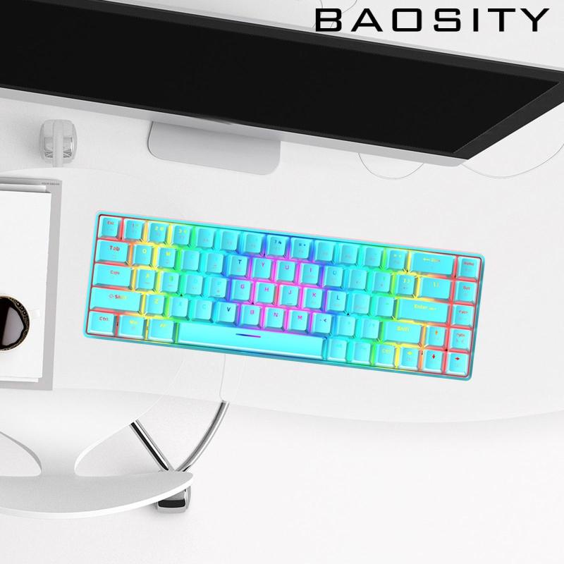 68 Key Game Keyboard 60% Layout Waterproof Portable for Gamer Typist #8