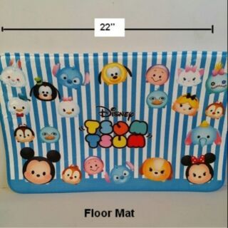 พรมเช็ดเท้า สี่เหลี่ยม ลาย ซูม ซูม Tsum Tsum ขนาด 22x15 นิ้ว