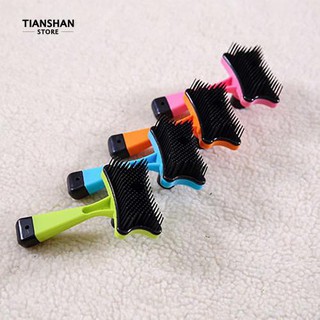 TianShan สุนัขขนสุนัขที่เป็นประโยชน์ขนสัตว์สัตว์เลี้ยงการรัดขน Trimmer Grooming Rake เครื่องมือแปรงหวี