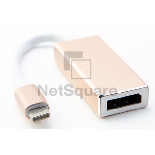 หัวแปลง USB Type C to DP DisplayPort 4K@60 สำหรับเครื่อง mac