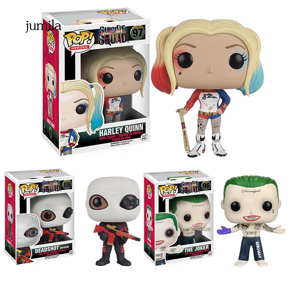Q Posket Suicide Squad Harley Quinn PVC Figure Collectible Toy for kids with box