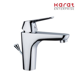 Karat Faucet ก๊อกผสมอ่างล้างหน้าแบบก้านโยก พร้อมป๊อปอัพ รุ่น KF-30-620-50