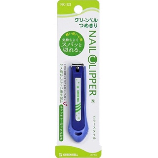 GREENBELL Soft Touch Nail Clipper NC12 Size S Blue