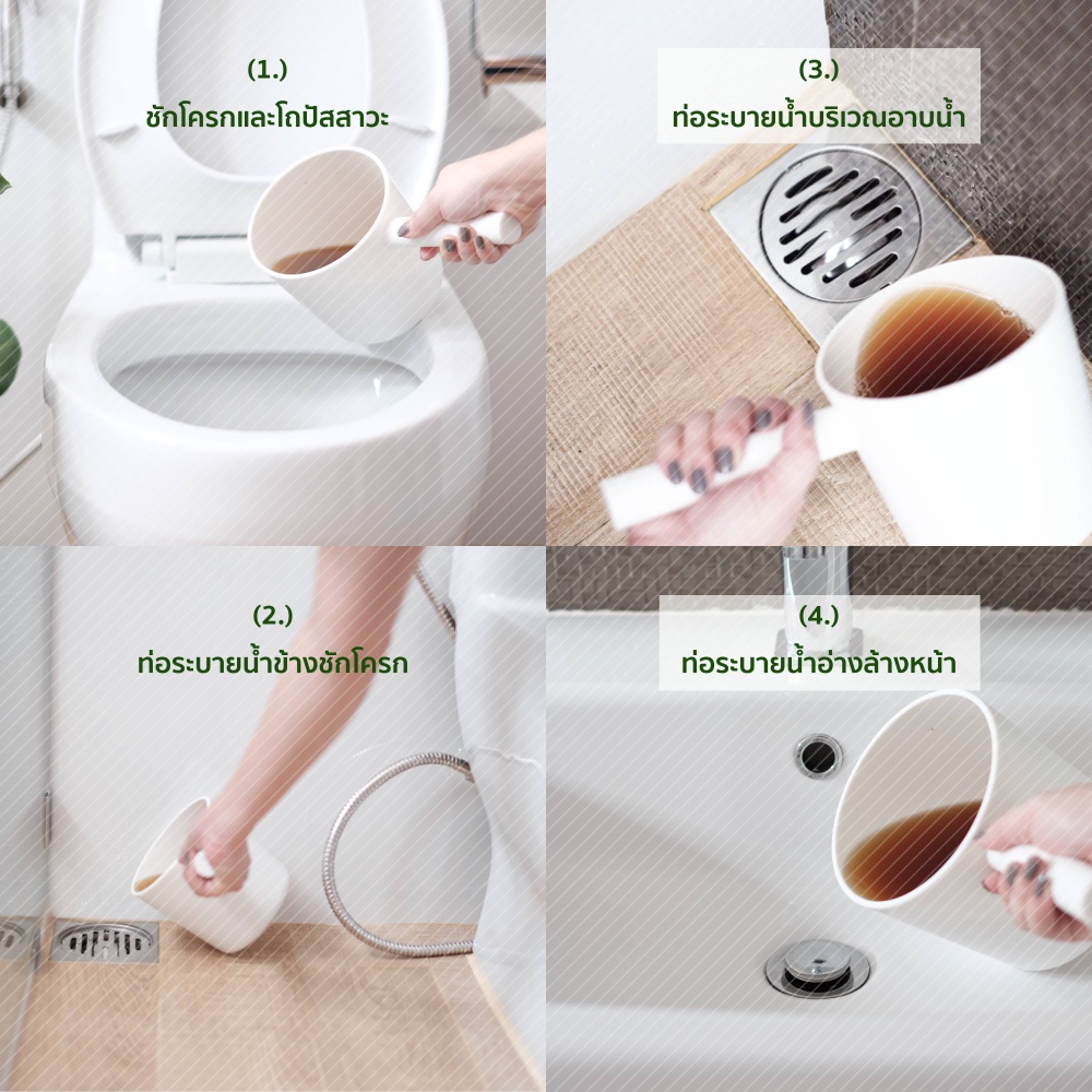 จุลินทรีย์โต๊ตโตะ Organic Totto บำบัดน้ำ กำจัดกลิ่น พร้อมใช้ จำนวน 1 ขวด950 ml - รูปที่ 7