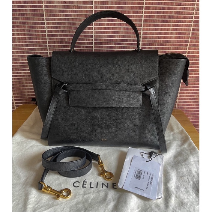 Used good condition - CELINE Belt Bag รุ่น mini สีดำ y.2015