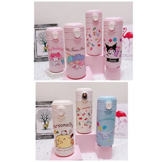 กระติกน้ำ Sanrio Characterฝากระดกแบบ Pop Up 
ความจุ 350 ml