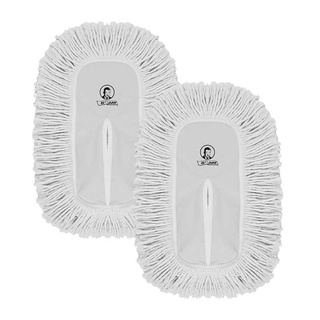 บีแมน อะไหล่ม็อบดันฝุ่น ขนาด 15 นิ้ว x 2 ผืน//Beeman dust mop spare parts, size 15 inches, pack of 2 pieces