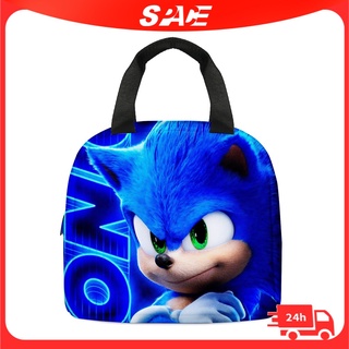 sonic นักเรียนกระเป๋าเก็บความร้อน กระเป๋าเก็บความร้อน กล่องอาหารเก็บความร้อน กล่องอาหารกลางวัน กระเป๋าใส่กล่องอาหาร ปิ่นโตใส่อาหารเก็บความร้อน