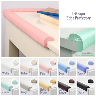Baby Edge Protector Soft Rubber Hurt Prevention Edge Corner Guards Baby Bumper Edge Strip L-Shape U-Shape Safety Corner