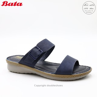 Bata Comfit รองเท้าแตะผู้หญิง พื้นนุ่มพิเศษ เบามาก สีกรม รุ่น 661-9719 ไซส์ 3-8 (36-41)