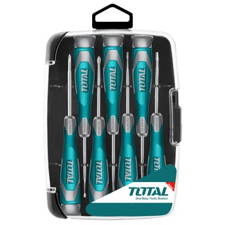 Total ไขควงซ่อมนาฬิกา 7 ตัวชุด ขนาด 5.1/2 นิ้ว รุ่น THT250726 ( Precision Screwdriver Set )