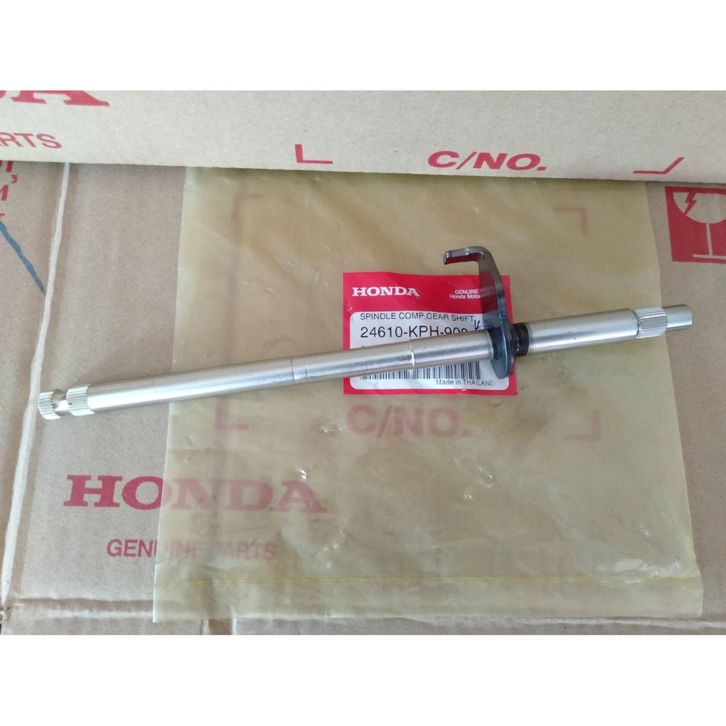 แกนเกียร์ ของแท้เบิกศูนย์ HONDA เวฟ125s เวฟ125r ดรีม125 wave125i เวฟ125i ปลาวาฬ รหัสอะไหล่ 24610-KPH-900