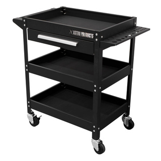 รถเข็นเครื่องมือช่าง 3 ชั้น สีดำ TW830 ( Tool Wagon 3-Stage Black With Drawer TW830 )