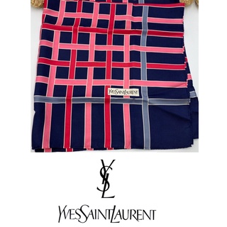 Yves Saint Laurent อีฟส์ แซงต์ โลรองต์ ผ้าพันคอมือสอง