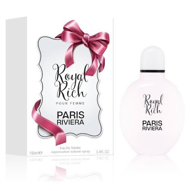 🌟ขายดี🌟 [น้ำหอม] Paris Riviera Royal Rich Pour femme 100ml. [ของแท้นำเข้าจาก UAE]