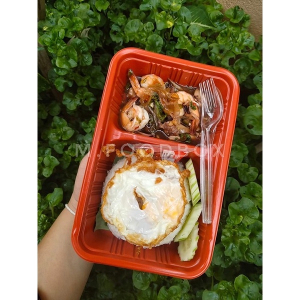 25ชุด กล่องอาหารกล่องเบนโตะ2ช่อง-3ช่องพร้อมฝาOPS - รูปที่ 6