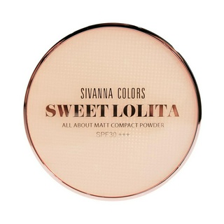 SIVANNA COLORS SWEET LOLITA ALL ABOUT MATT COMPACT POWDER : HF190 | แป้งพัฟ