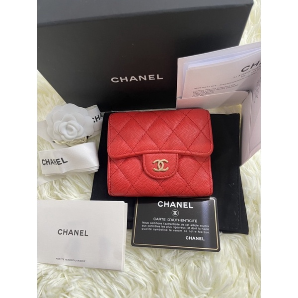 ❌sold❌ Used Chanel Tri-fold wallet  holo27