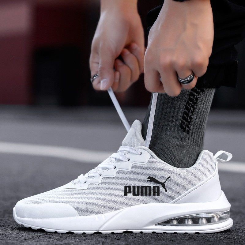 2021 New Puma Casual Sports Shoes Men's Large Air Cushion Shoes Low Top Lightweight Breathable
