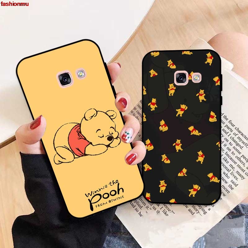 เคสโทรศัพท์ ซิลิโคน พิมพ์ลายหมีพูห์ สําหรับ Samsung A3 A5 A6 A7 A8 A9 Pro Star Plus 2015 2016 2017 2018 Hxxta - 5