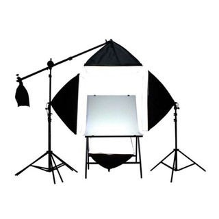 โต๊ะถ่ายภาพสินค้า 60x100cm พร้อมชุดไฟ Softbox 50x70cm