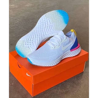 Nike Epic React Flyknit รุ่นขายดี ใส่ออกกำลังกาย เบาสบายวิ่งได้ พร้อมส่ง 36-45 แถมกล่อง