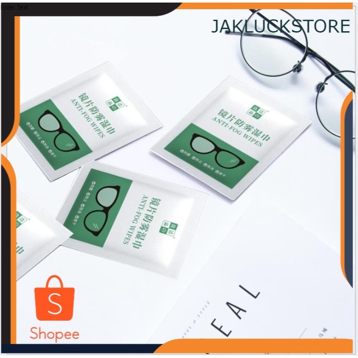TISSUE TISSUE ANTI-Fog LENS Wipes กระจก