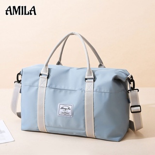 AMILA กระเป๋าสะพายข้างสำหรับเดินทาง,กระเป๋ากีฬากระเป๋าถือทนต่อการสึกหรอแข็งแรงทนทานสำหรับการเดินทางผ่านฟิตเนส