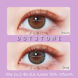 ✨️Dot3tone-Brown•Gray☆14.2☆รายเดือน⛔มีสายตาสั้น