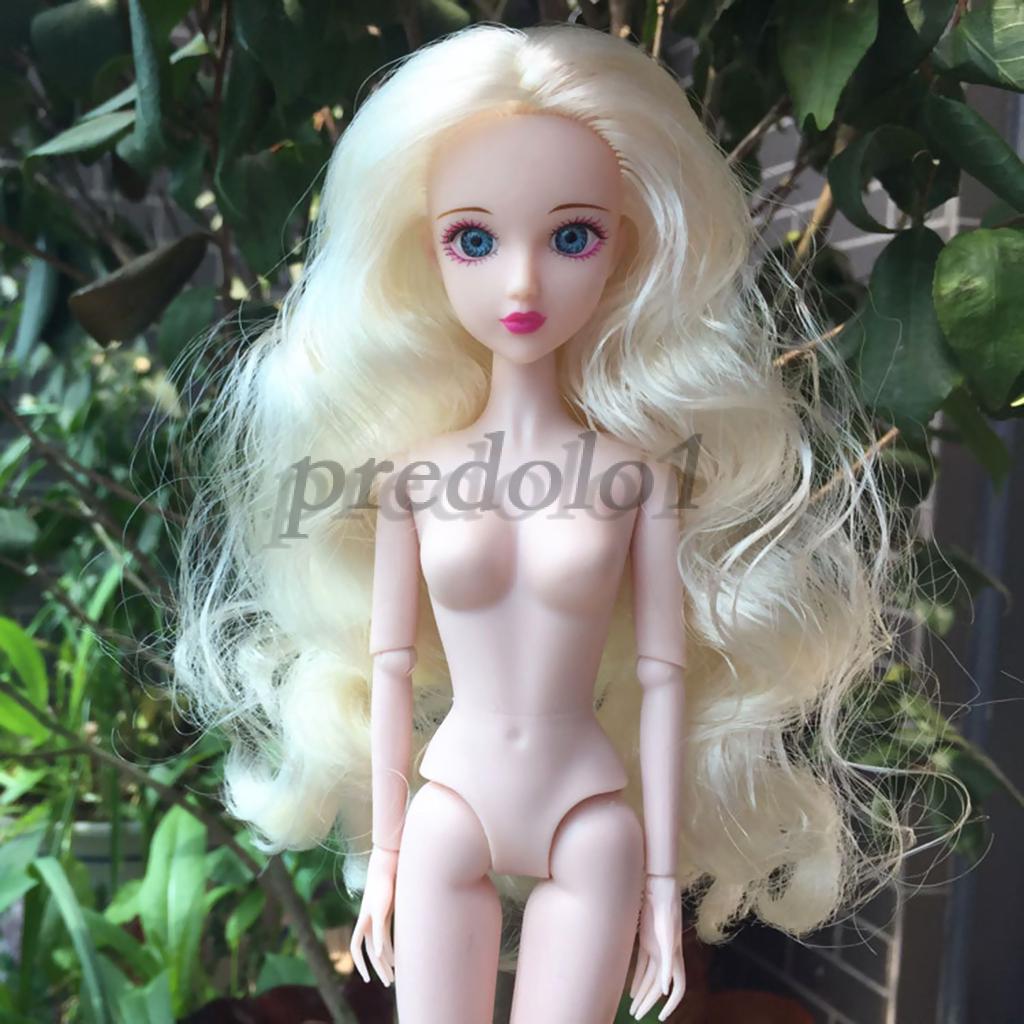 ตุ๊กตาของเล่น Magideal 1 / 6 Bjd Sculpt W / 3 D ดวงตาสีฟ้า