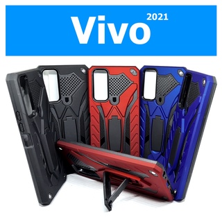 เคส Vivo T1x , V21 5G , Y21 , Y21T , Y31 , Y33s , Y33T , Y52 5G , Y72 5G เคสหุ่นยนต์ วีโว่ กันกระแทก วางตั้งได้