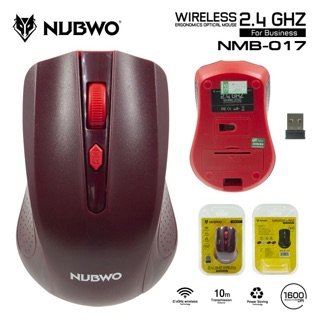 เมาส์ไร้สายไร้เสียง 2.4GHz WRIELESS NUBWO NMB-017