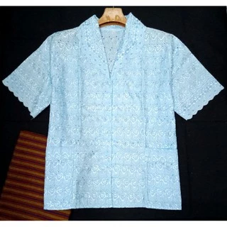 เสื้อลูกไม้ฉลุ เนื้อดี เสื้อคนแก่ แขนสั้น ราคาถูก